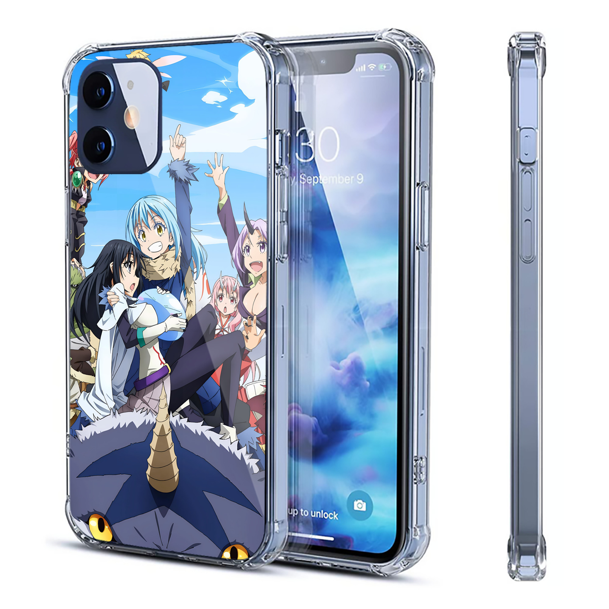 （画像用） 転スラ Regarding Reincarnated to Slime 【iPhone 12シリーズ対応】透明スマホケース（クリアソフトケース）